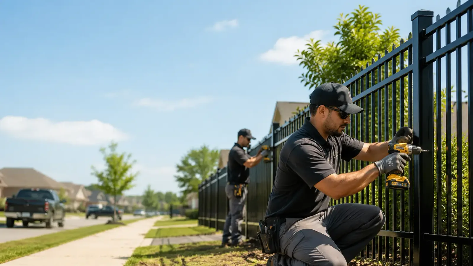 Metal Fence Installation in Wauwatosa, WI